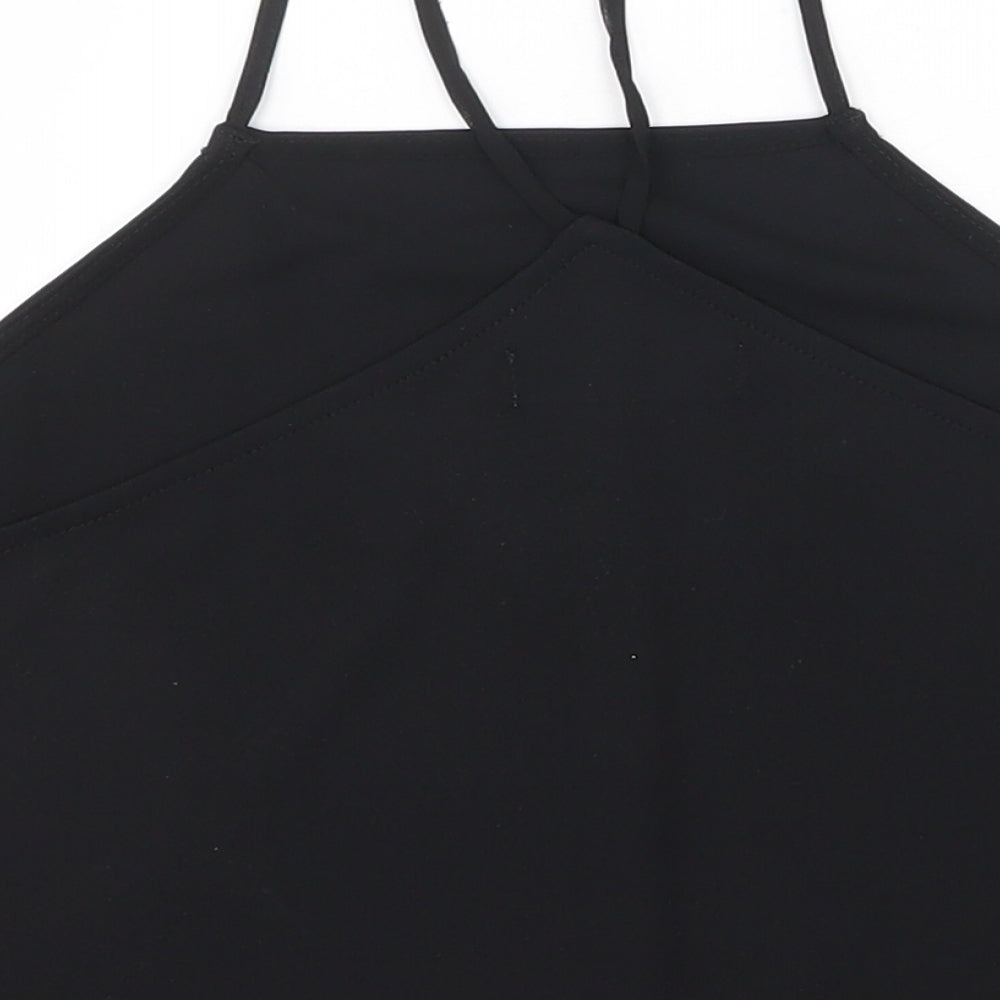 Womens UK Size 6 Missguided Black Basic Tank
