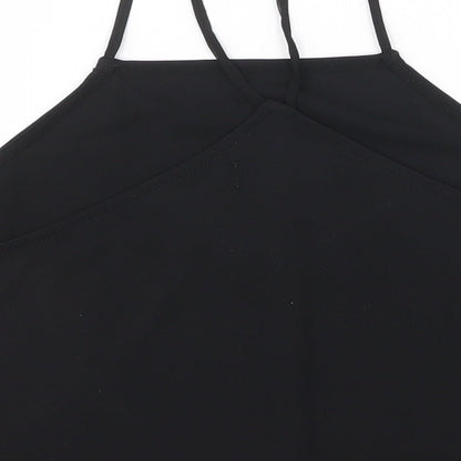 Womens UK Size 6 Missguided Black Basic Tank