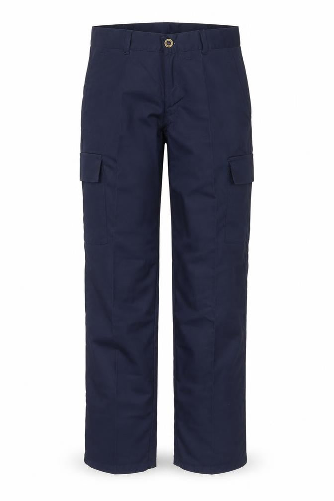 Womens UK Size 8 Uneek Regular Fit Carpenter Blue Trousers