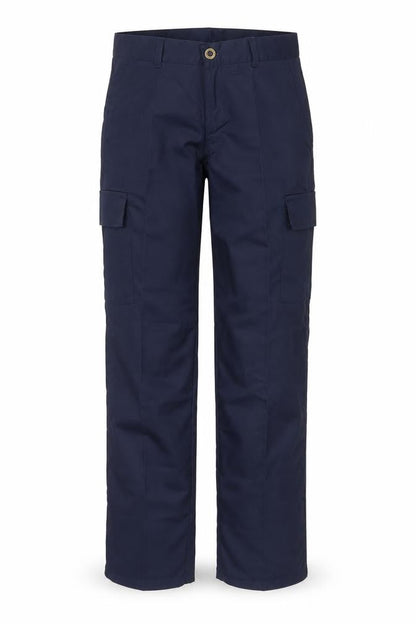 Womens UK Size 8 Uneek Regular Fit Carpenter Blue Trousers