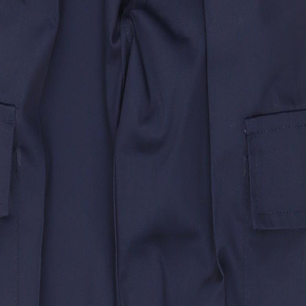 Womens UK Size 8 Uneek Regular Fit Carpenter Blue Trousers