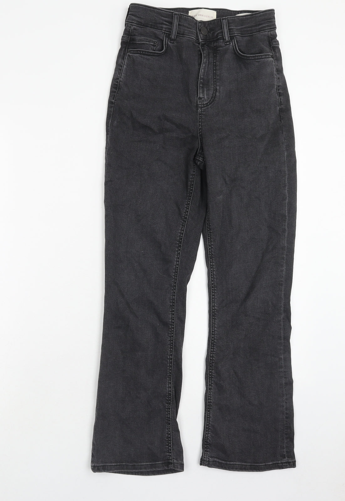Womens UK Size 6 Marks and Spencer Regular Fit Flared Black Jeans