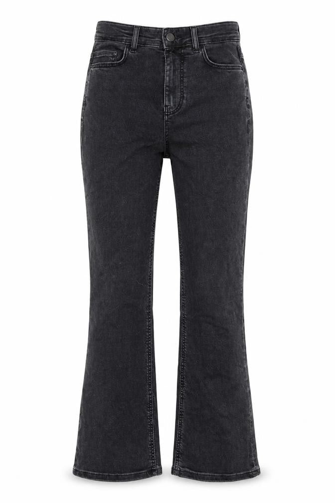 Womens UK Size 6 Marks and Spencer Regular Fit Flared Black Jeans