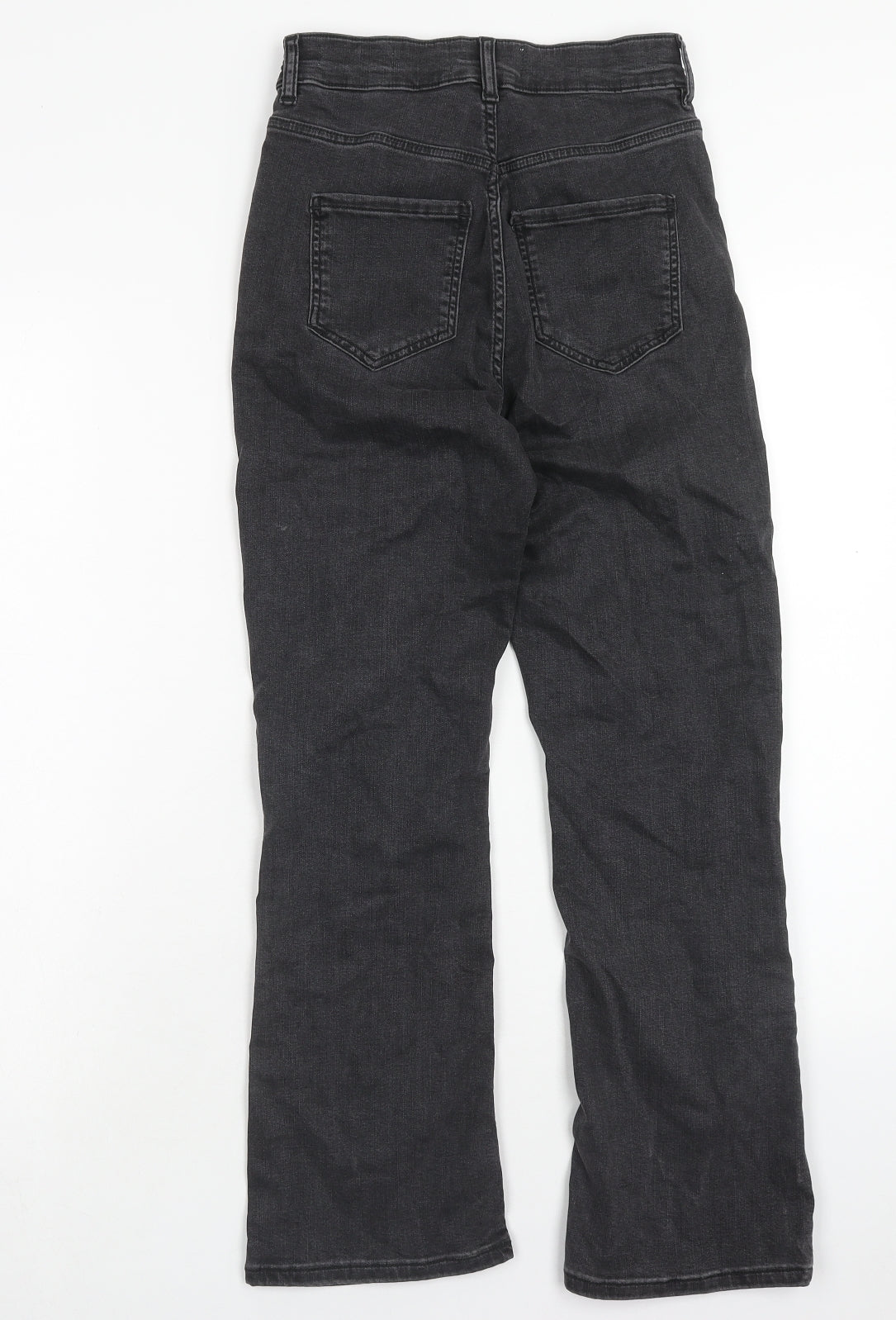 Womens UK Size 6 Marks and Spencer Regular Fit Flared Black Jeans