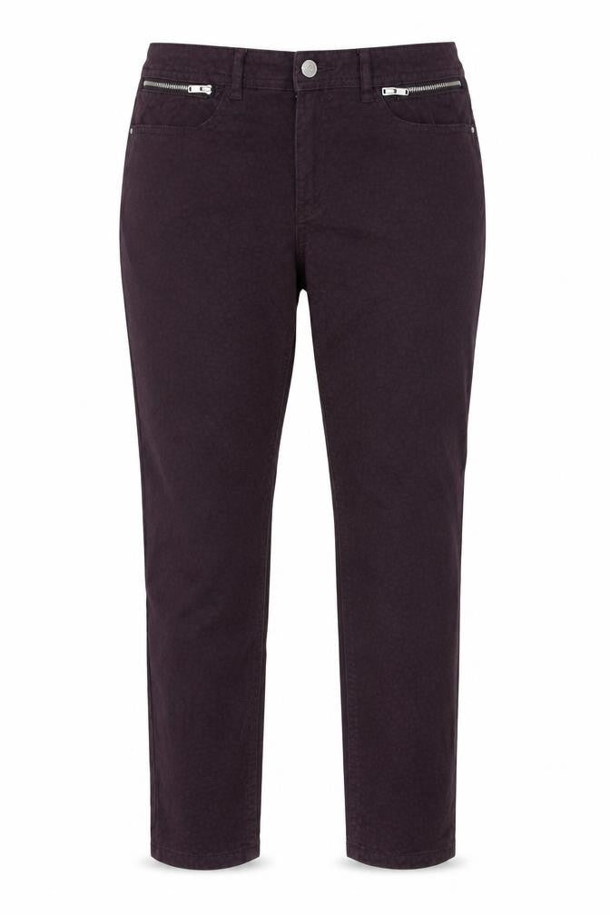 Womens UK Size 10 F&F Regular Fit Skinny Purple Jeans