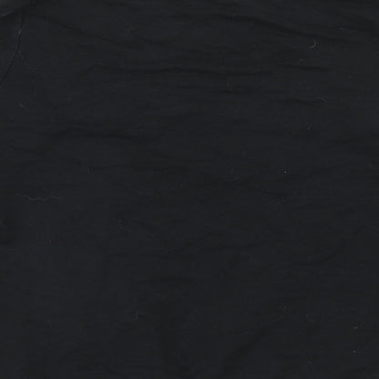 Atmosphere Womens Black Cotton Pullover Sweatshirt Size 8 Pullover