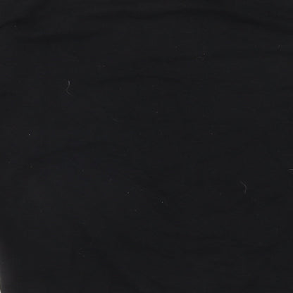 New Look Womens Black Cotton Pullover Sweatshirt Size S Pullover