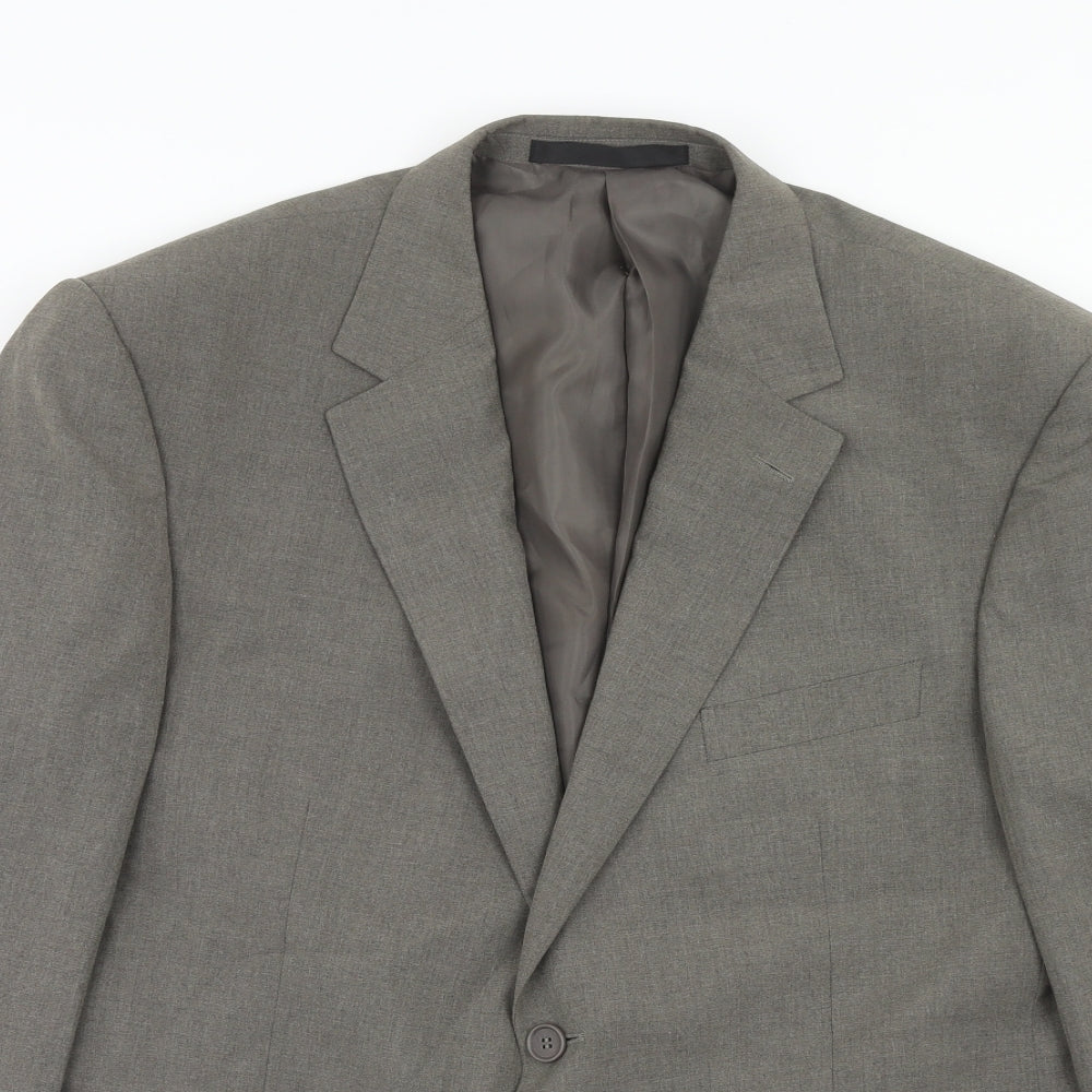Mens UK Size 42 Marks and Spencer Regular Grey Suit Jacket