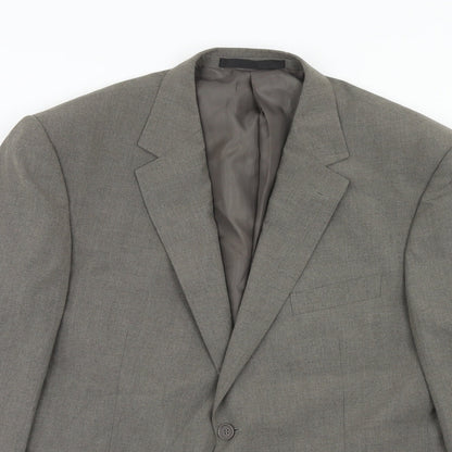 Mens UK Size 42 Marks and Spencer Regular Grey Suit Jacket