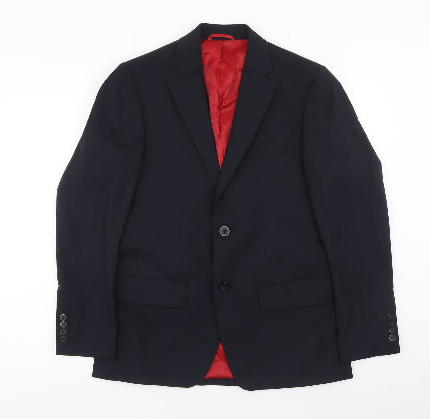 Mens UK Size 36 Preworn Regular Blue Suit Jacket