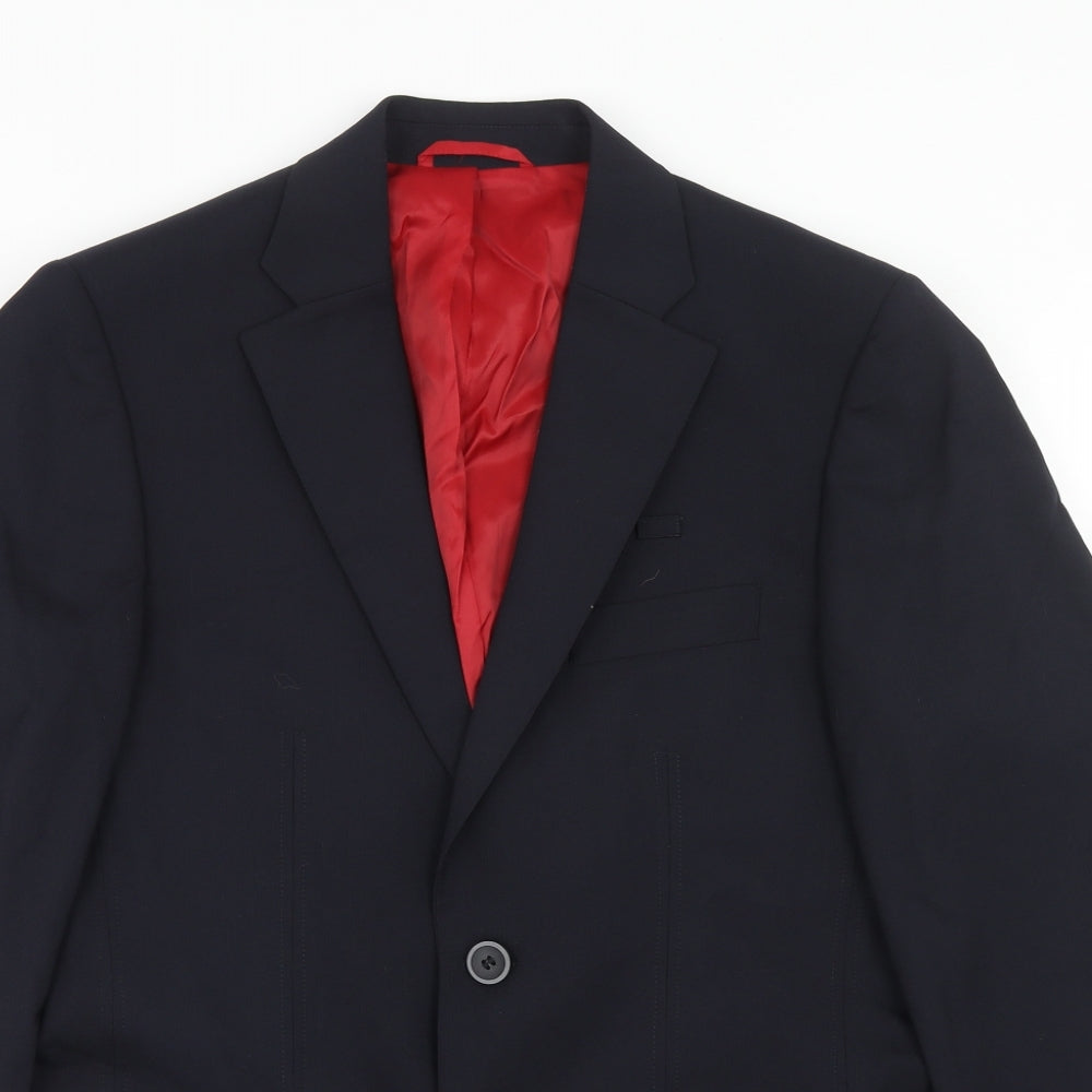 Mens UK Size 36 Preworn Regular Blue Suit Jacket