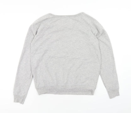 Atmosphere Womens Grey Polyester Pullover Sweatshirt Size 12 Pullover - Day Dreamer