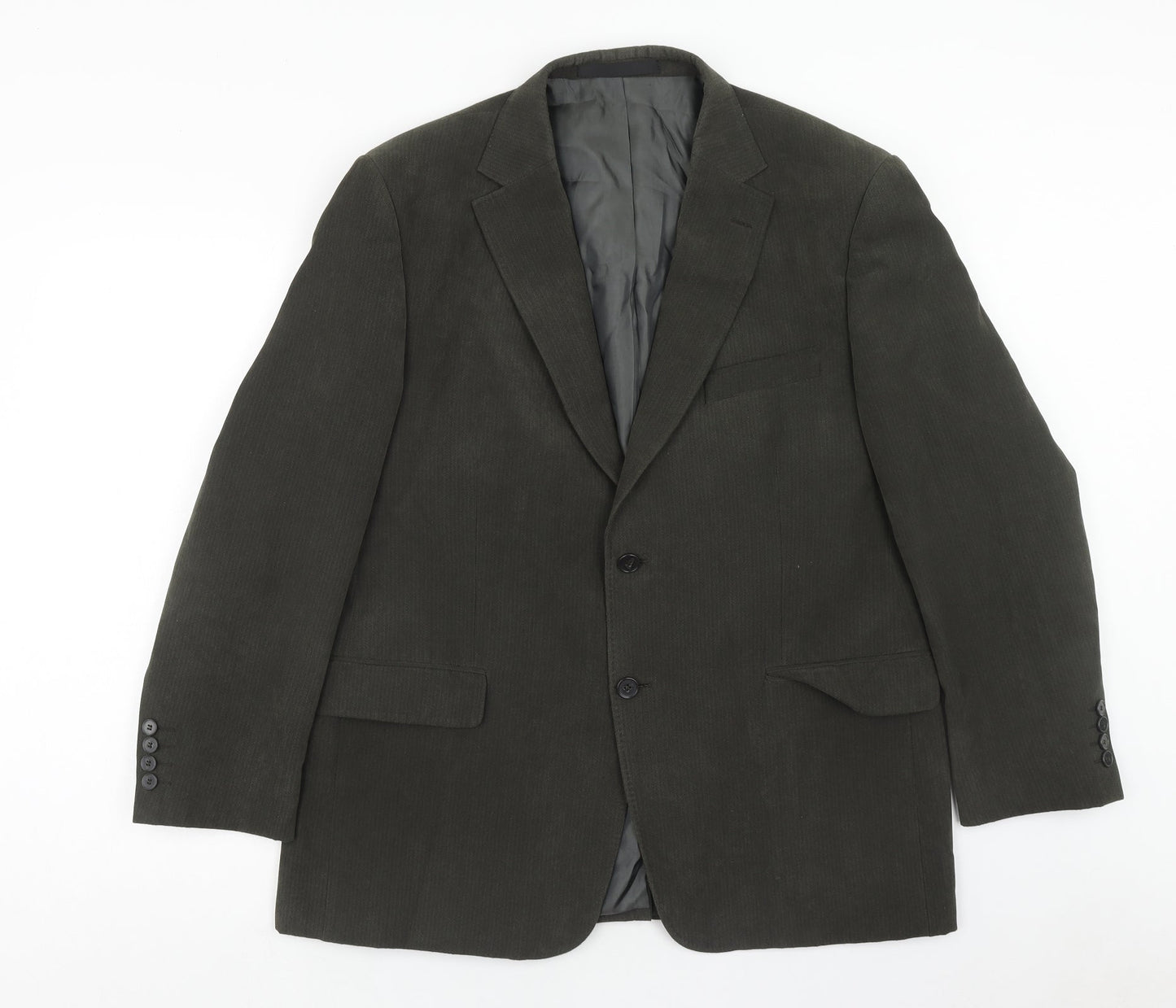 Mens UK Size 42 Marks and Spencer Regular Green Suit Jacket