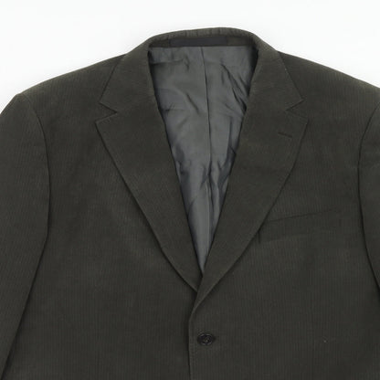 Mens UK Size 42 Marks and Spencer Regular Green Suit Jacket