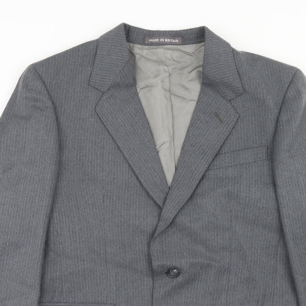 Mens UK Size 36 Dunn & Co Regular Grey Suit Jacket