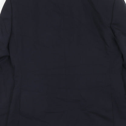 Mens UK Size 36 Marks and Spencer Regular Blue Suit Jacket