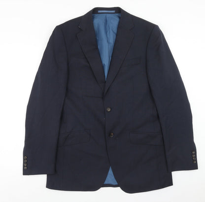 Mens UK Size 38 Marks and Spencer Regular Blue Suit Jacket