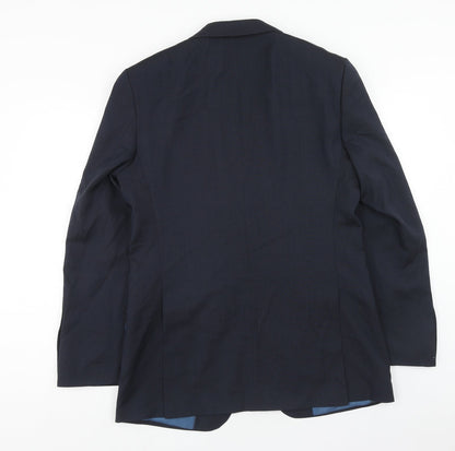 Mens UK Size 38 Marks and Spencer Regular Blue Suit Jacket