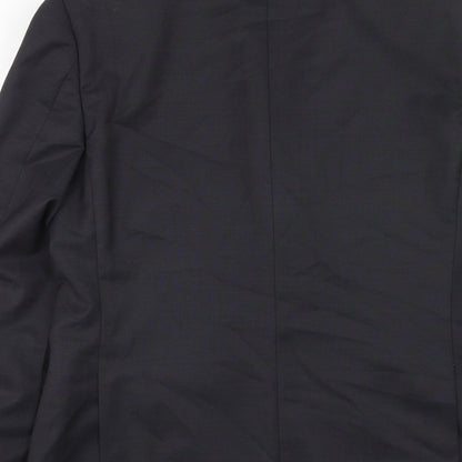 Mens UK Size 40 Topman Regular Blue Suit Jacket