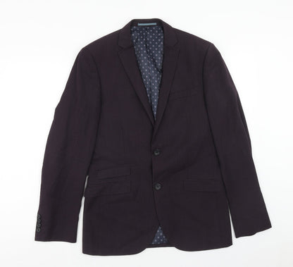 Mens UK Size 38 NEXT Regular Purple Suit Jacket