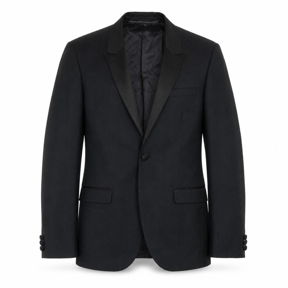 Mens UK Size 40 Topman Regular Black Suit Jacket
