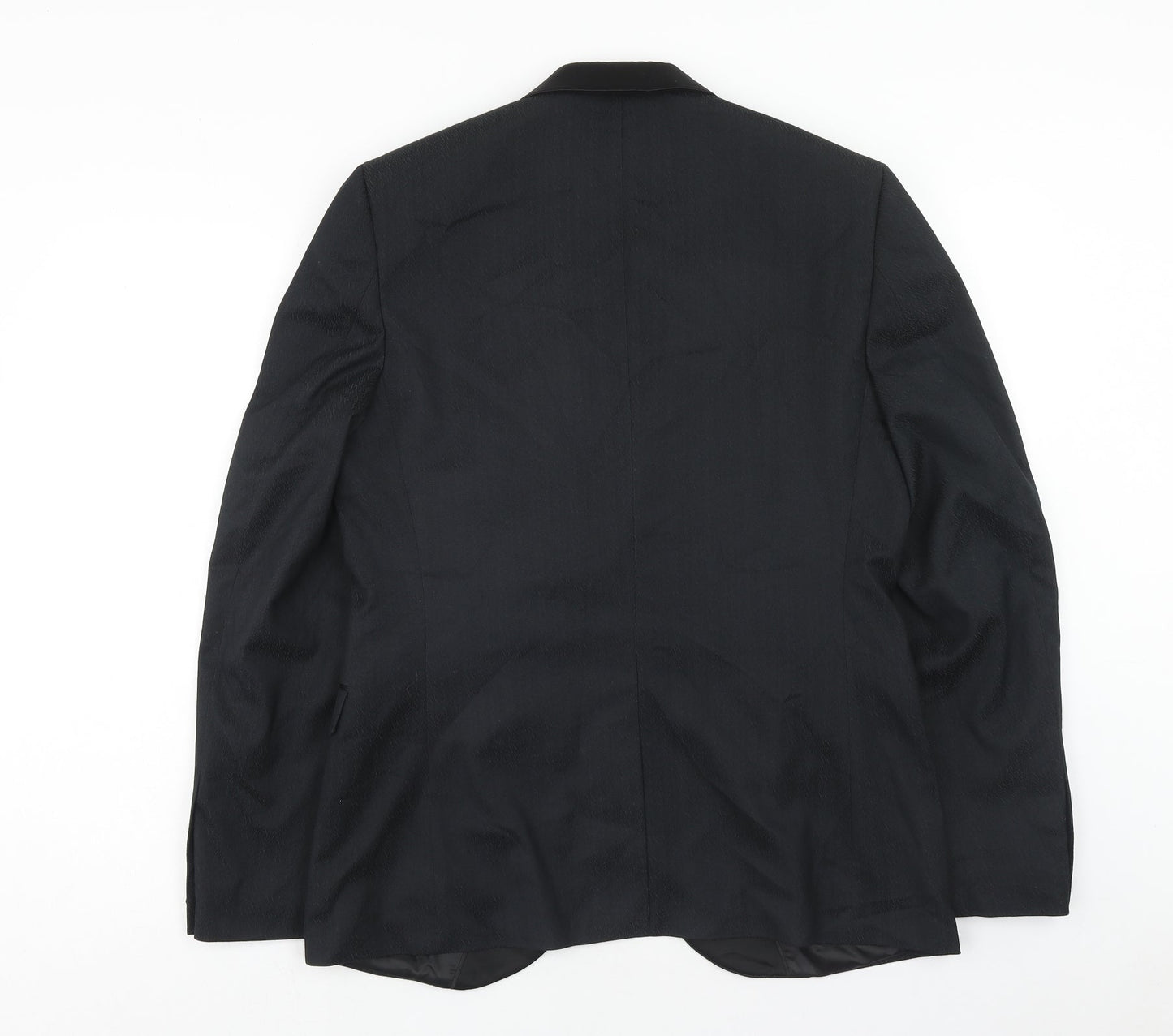 Mens UK Size 40 Topman Regular Black Suit Jacket