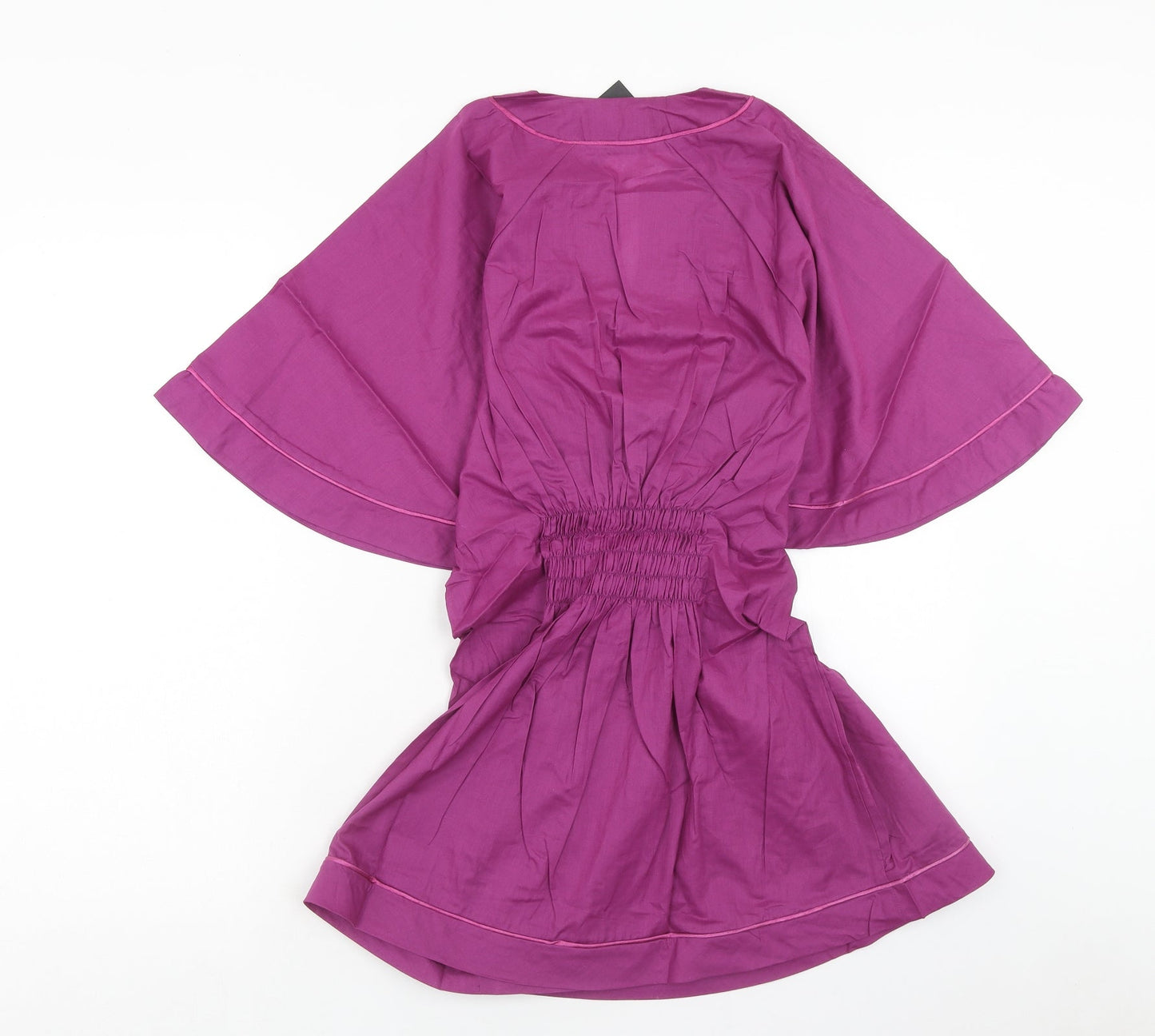 Spirit Of Arabia Womens Purple Cotton Mini Size L V-Neck Pullover