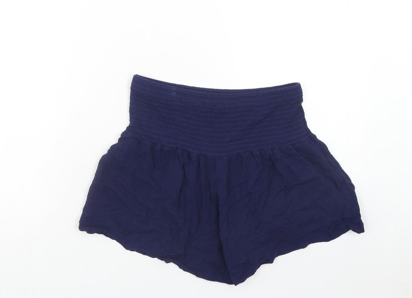 SheIn Womens Blue Viscose Sweat Shorts Size S Regular Pull On