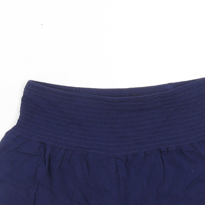 SheIn Womens Blue Viscose Sweat Shorts Size S Regular Pull On