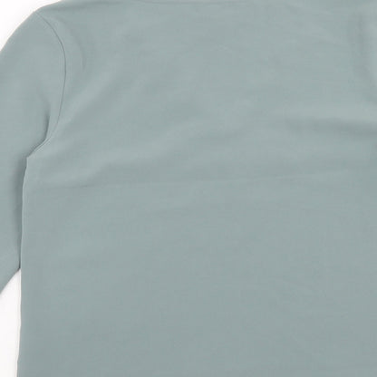 Womens UK Size 8 H&M Blue Basic Blouse