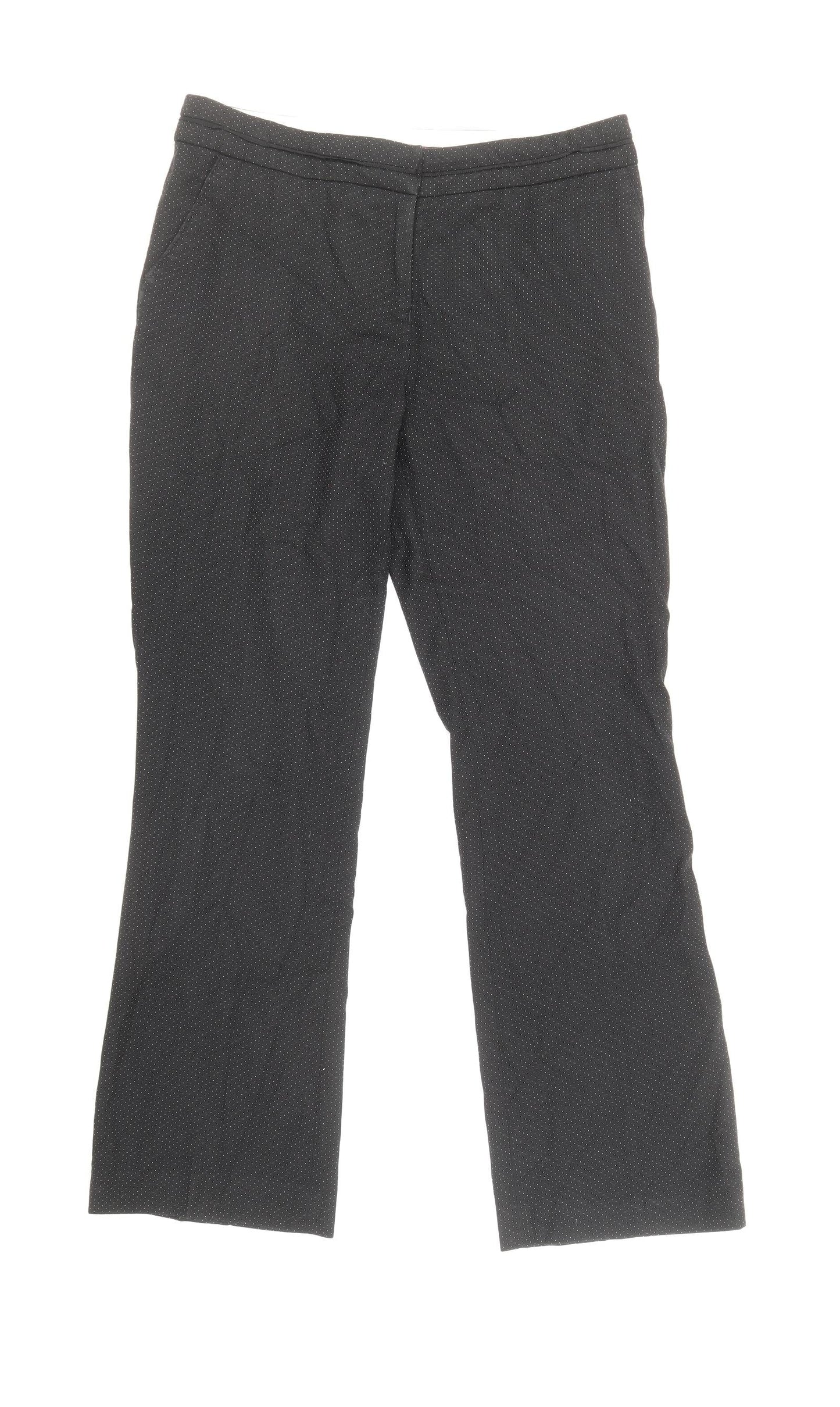 Womens UK Size 8 NEXT Regular Fit  Black Trousers