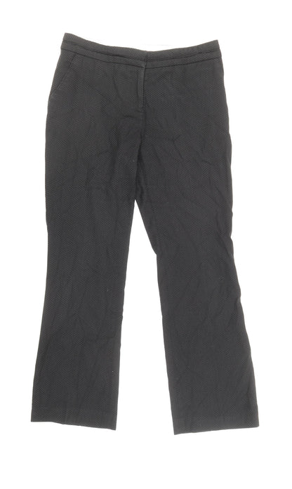Womens UK Size 8 NEXT Regular Fit  Black Trousers