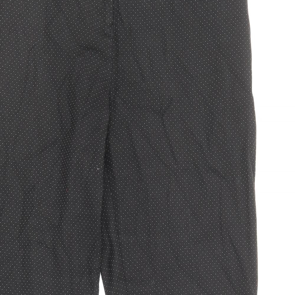 Womens UK Size 8 NEXT Regular Fit  Black Trousers