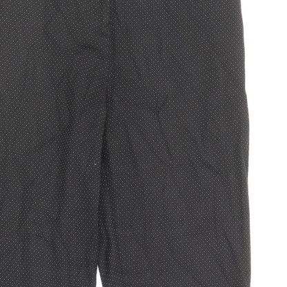 Womens UK Size 8 NEXT Regular Fit  Black Trousers