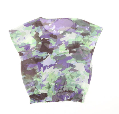 Womens UK Size 12 Et Vous Multicoloured Basic Blouse