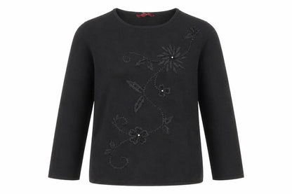 Womens UK Size S After Dark Black Pullover Jumper