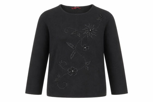 Womens UK Size S After Dark Black Pullover Jumper