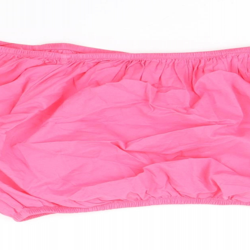 Womens UK Size 12 Marks and Spencer Pink Cropped Tank