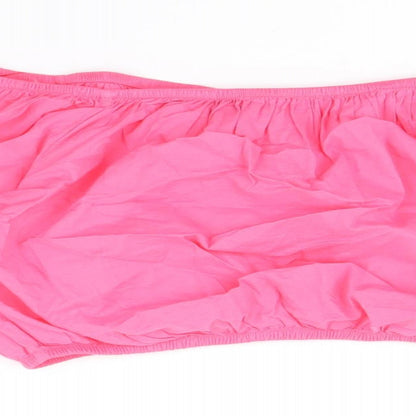 Womens UK Size 12 Marks and Spencer Pink Cropped Tank