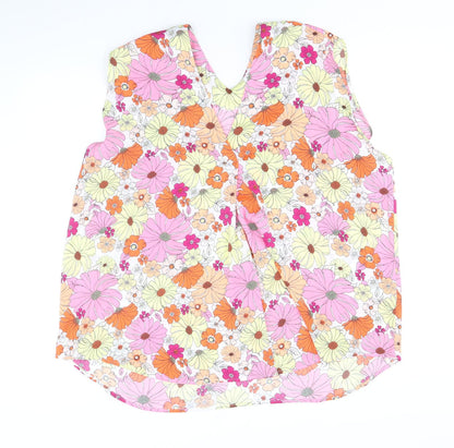 Womens UK Size 22 Marks and Spencer Multicoloured Basic Tank