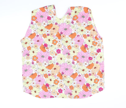 Womens UK Size 22 Marks and Spencer Multicoloured Basic Tank