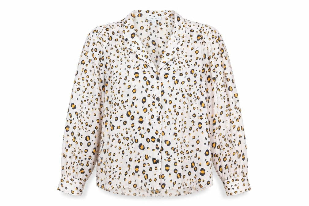 Womens UK Size 10 Topshop Ivory Basic Button-Up