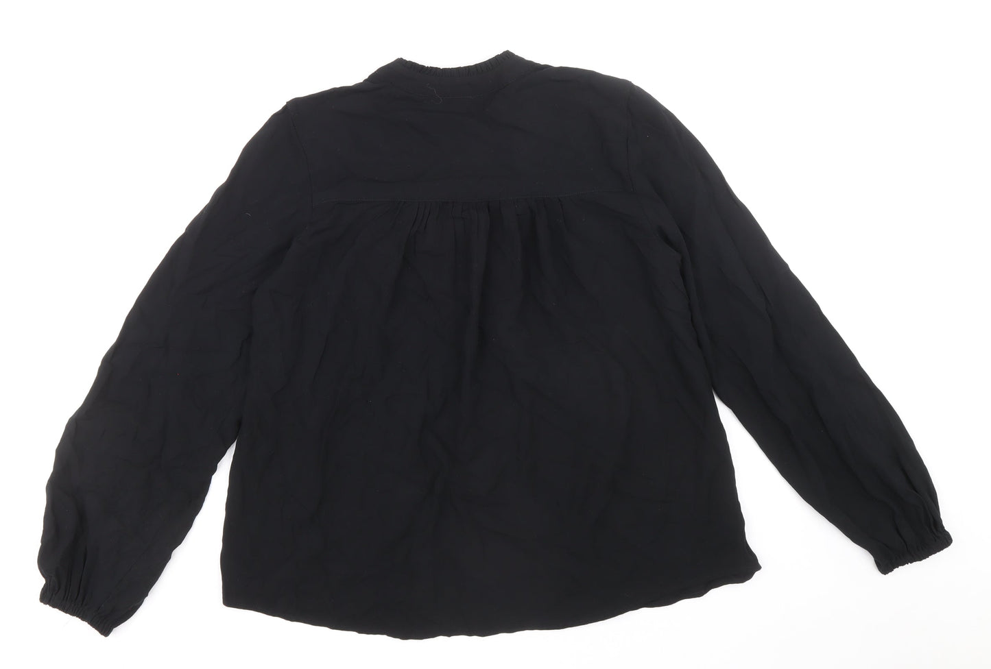Womens UK Size 8 Marks and Spencer Black Basic Blouse