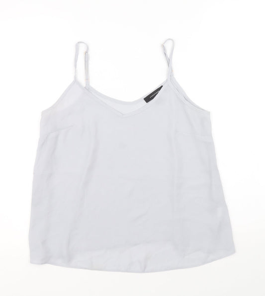 Womens UK Size 12 Atmosphere Grey Basic Tank