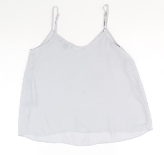 Womens UK Size 12 Atmosphere Grey Basic Tank