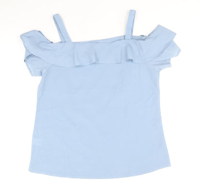 Womens UK Size 12 Studio Blue Basic Blouse