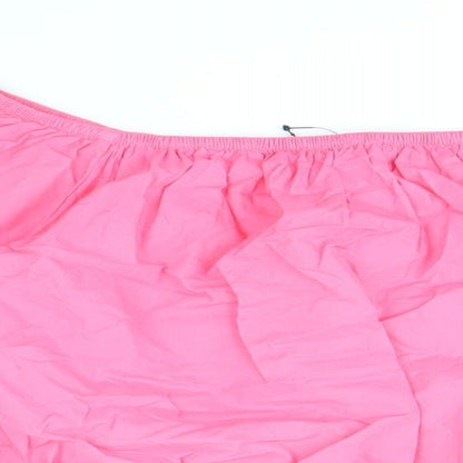 Womens UK Size 20 Marks and Spencer Pink Cropped Blouse