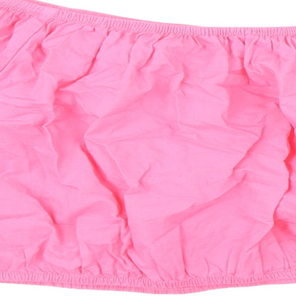 Womens UK Size 20 Marks and Spencer Pink Cropped Blouse