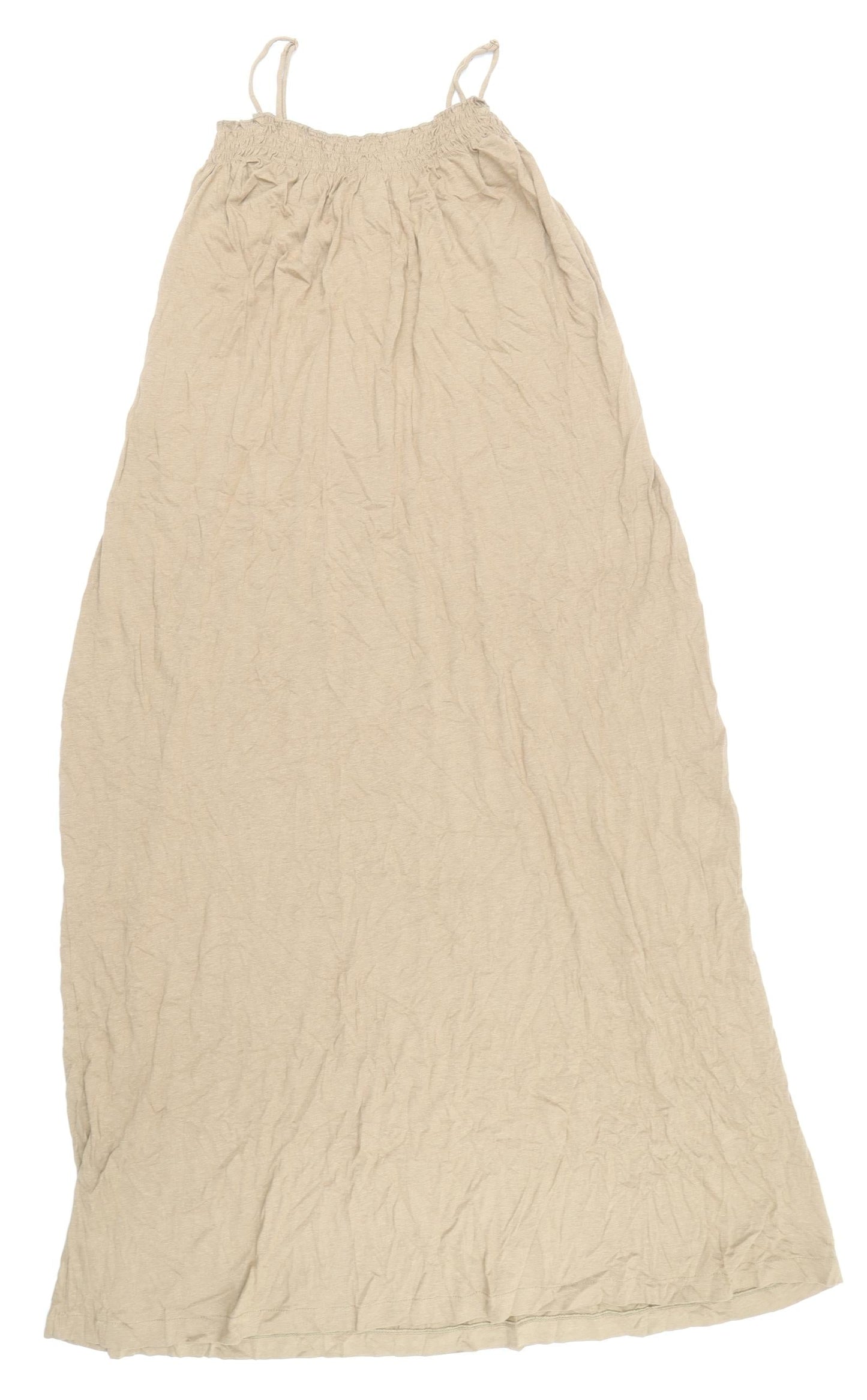 H&M Womens Brown Modal Maxi Size XS Off the Shoulder Pullover