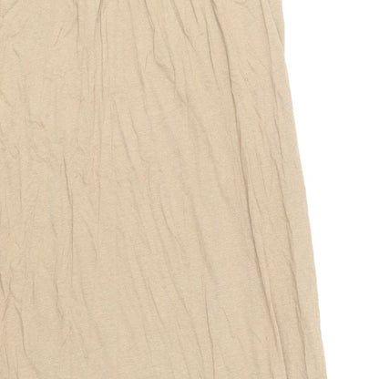 H&M Womens Brown Modal Maxi Size XS Off the Shoulder Pullover
